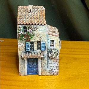 Gault Original Miniature Ceramic Building House France Signed